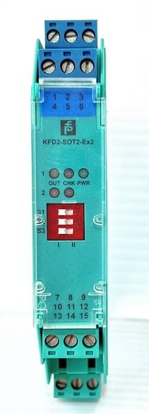 [Imagem RELÉ DE SEGURANÇA KFD2SOT2EX2 PEPPERL FUCHS]
