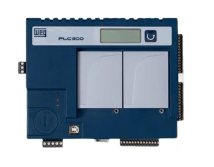 [Imagem CONTROLADOR LÓGICO PROGRAMÁVEL 24VCC PLC300BPH3 13798049 WEG]