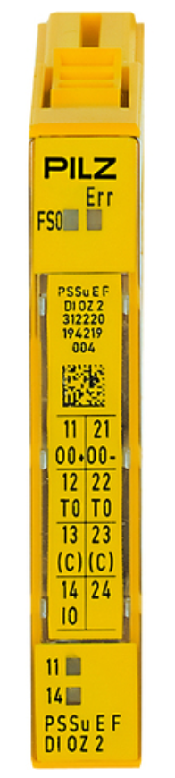 [Imagem MÓDULO ELETRÔNICO ENTRADA/SAÍDA 24VCC 312220 PSSUEFDIOZ2 PILZ]
