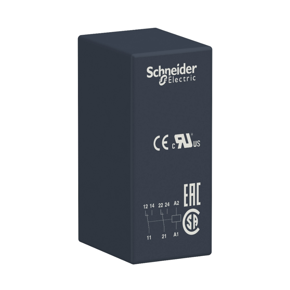 [Imagem RELÉ DE INTERFACE 8A 2NAF 24VCC RSB2A080BD SCHNEIDER]