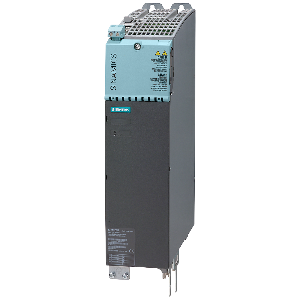 [Imagem RETIFICADOR TRIFÁSICO 20KW 34A 380/480V 50/60HZ SINAMICS S120 6SL31301TE220AA0 SIEMENS]