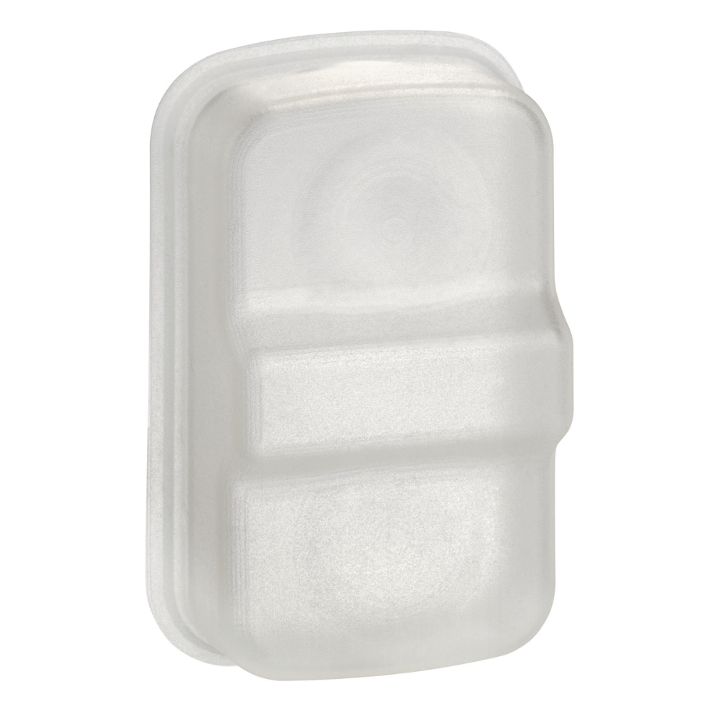 [Imagem REVESTIMENTO DE SILICONE PARA BOTÃO DE TRIPLO COMANDO Ø22MM TRANSPARENTE ZBA709 SCHNEIDER]