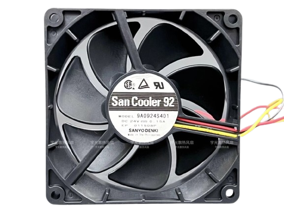 [Imagem VENTILADOR 92X92X25 24VDC 9A0924S401 OUTROS]