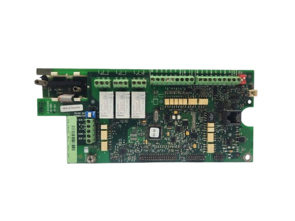 [Imagem PLACA CIRCUITO IMPRESSO CONTROLE COM COMPONENTES ELETRÔNICOS MONTADOS SOMENTE PLACA PARA USO EXCLUSIVO CONVERSOR  DE FREQUÊNCIA SMIO-01C ABB]
