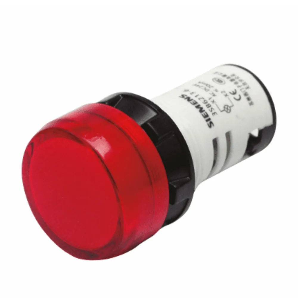 [Imagem SINALEIRO MONOBLOCO 220VCA VERMELHO 3SB72166AA201AA0 SIEMENS]