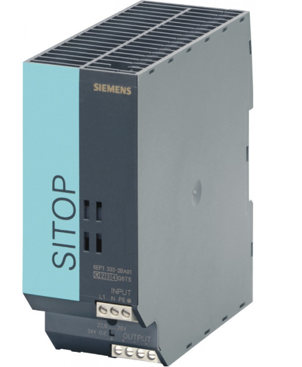 [Imagem do produto FONTE DE ALIMENTAÇÃO SITOP SMART ENTRADA 120/230VCA SAÍDA 24VCC 2.5A 6EP13322BA10 SIEMENS]
