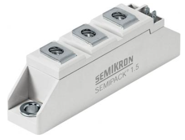 [Imagem MODULO DIODO RETIFICADOR 82A 1600V SKKD8116 SEMIKRON]