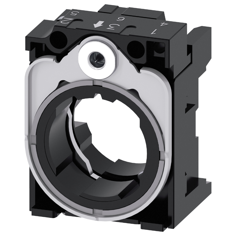 [Imagem SUPORTE DE FIXAÇÃO METÁLICO PARA BOTÃO 30MM SIEMENS 3SU15500AA100AA0 SIEMENS]