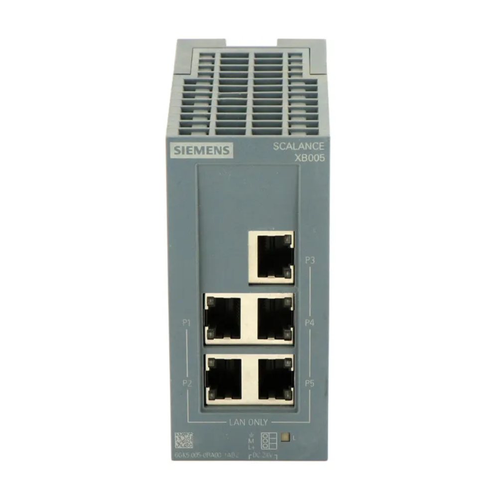 SWITCH INDUSTRIAL ETHERNET 24VCA/CC SCALANCE XB005 6GK50050BA001AB2 SIEMENS SWITCH-INDUSTRIAL-ETHERNET-24VCA-CC-SCALANCE-XB005-6GK50050BA001AB2-SIEMENS (4).png