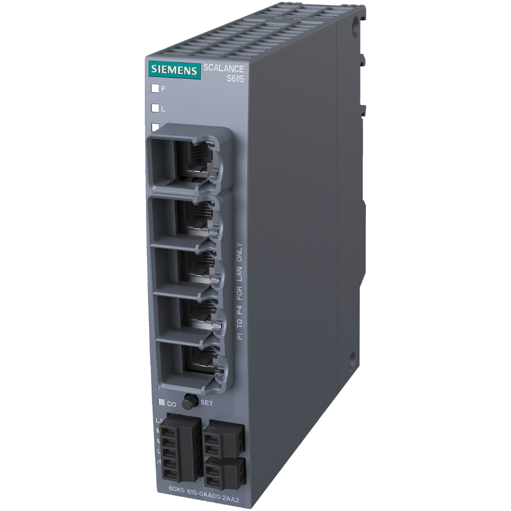 [Imagem SWITCH SCALANCE S615 LAN ROUTER 6GK56150AA002AA2 SIEMENS]