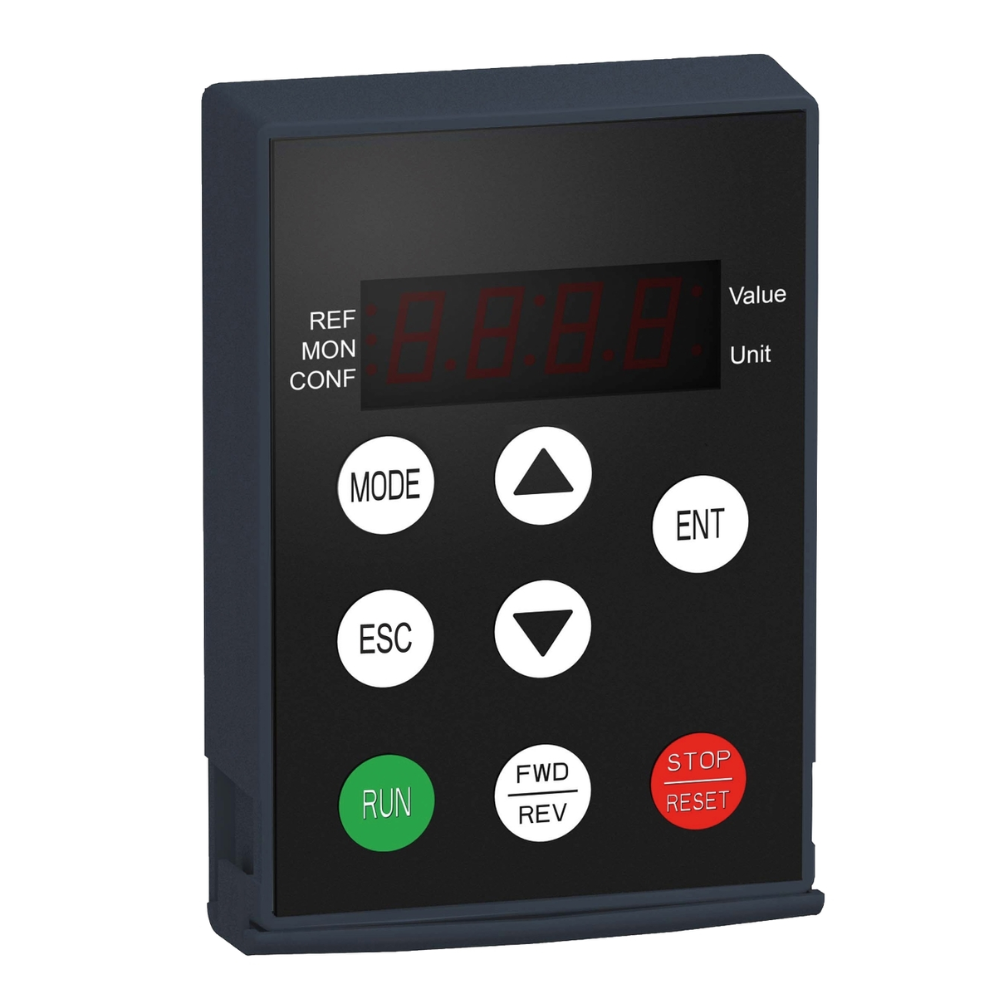 [Imagem TERMINAL REMOTO IP54 PARA INVERSOR DE FREQUÊNCIA ATV MACHINE VW3A1007 SCHNEIDER]