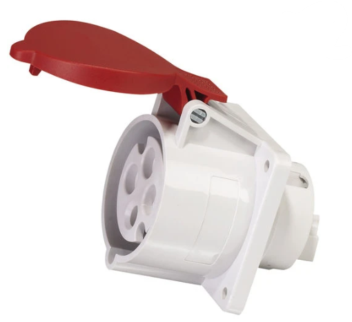 [Imagem TOMADA INDUSTRIAL EMB FEMEA 4P 32A VM TEW32P4H9E57 12821802 WEG]