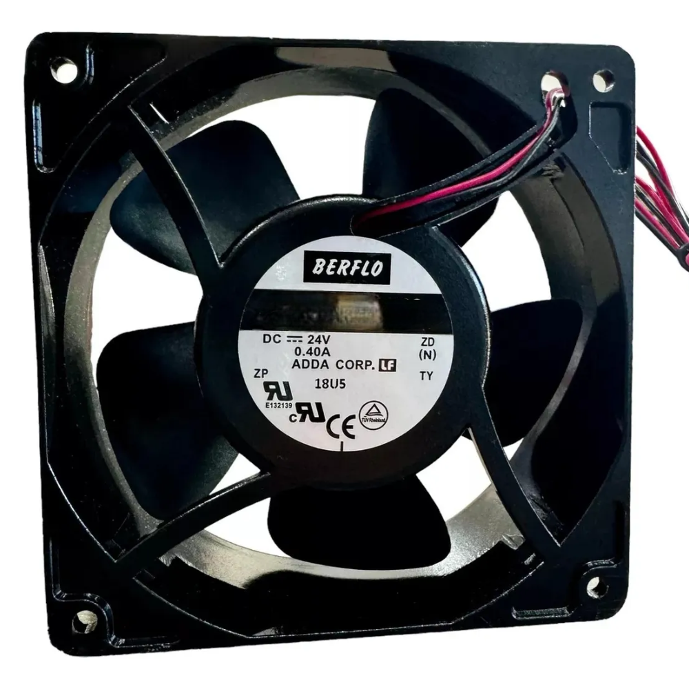 [Imagem VENTILADOR 120X120X38MM 24V ROLAMENTO AD1124UBF52 BERFLO]