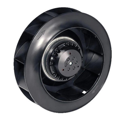 [Imagem VENTILADOR CENTRIFUGO 3050RPM 230VCA IP44 K2E220AB0609 EBM-PAPST]