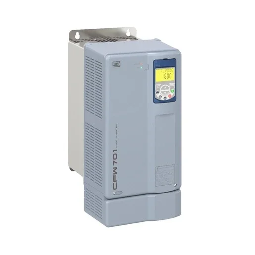 [Imagem INVERSOR DE FREQUÊNCIA TRIFÁSICO 22KW 58,5A 380/480V 50/60HZ CFW701C58P5T4DB20C3 WEG]