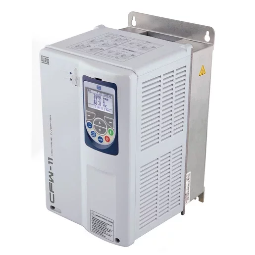[Imagem INVERSOR DE FREQUÊNCIA TRIFÁSICO 24A 380/480V 50/60HZ IP21 CFW110024T4SZ 10234059 WEG]