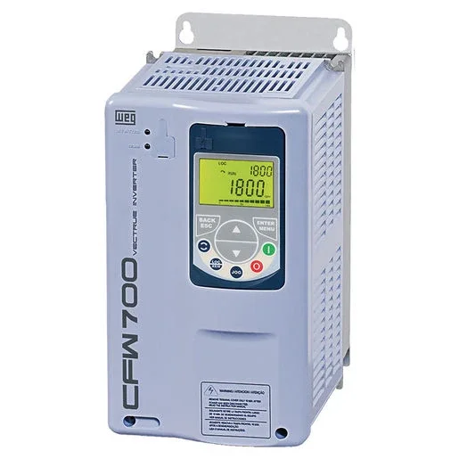 [Imagem INVERSOR DE FREQUÊNCIA TRIFÁSICO 4.8KW 13,5A 380/480V 50/60HZ 11312335 CFW700A13P5T4DB20 WEG]