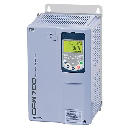 [Imagem INVERSOR DE FREQUÊNCIA TRIFÁSICO 11KW 24A 380/480V 50/60HZ CFW700B24P0T4DB20 11312345 WEG]