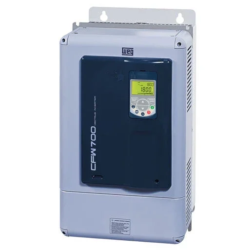 [Imagem INVERSOR DE FREQUÊNCIA TRIFÁSICO 32KW 88A 380/480V 50/60HZ CFW700D88P0T4DBN1Y1 WEG]