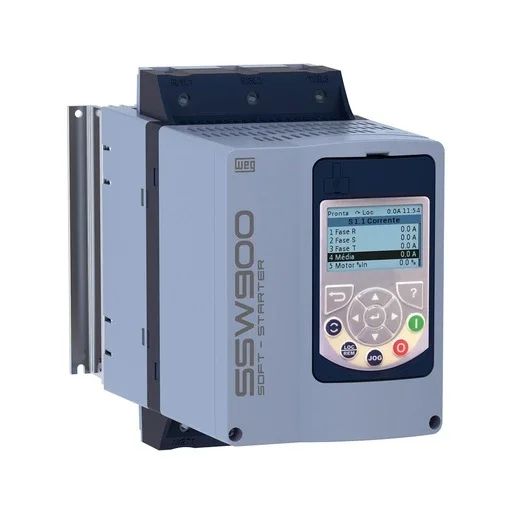 [Imagem SOFT STARTER TRIFÁSICO 85A 220/575V 50/60HZ SSW900B0085T5E2 12956628 WEG]