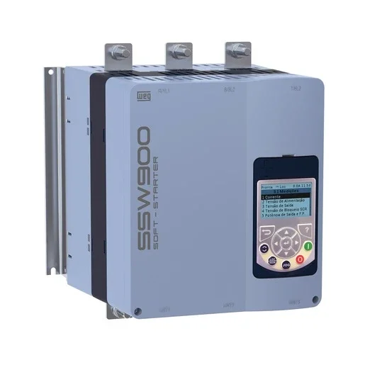 [Imagem CHAVE DE PARTIDA TRIFÁSICO 130A 220/575V 50/60HZ SSW900C0130T5E2 12956521 WEG]