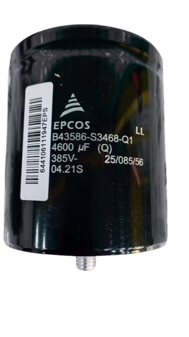 [Imagem CAPACITOR 3700U + 20% 400V A5E00147078 B43713S9378M1 EPCOS TDK]