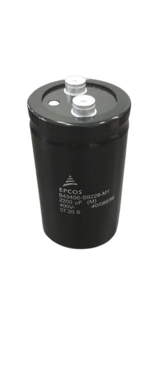 [Imagem CAPACITOR ALETROLÍTICO 2200UF 400V 62X104MM B43456S9228M1 EPCOS TDK]