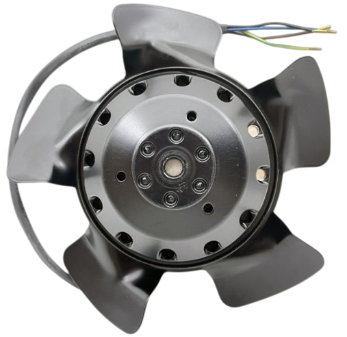 [Imagem VENTILADOR SERVOMOTOR Y400V 50HZ 0,14A 40W 2800RPM Y480V 60HZ 0,15A 52W 3350RPM IP54 W2D160EA2211 EBM-PAPST]