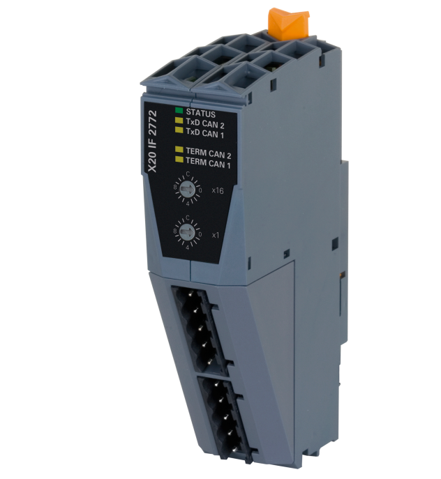 [Imagem MÓDULO DE INTERFACE DE COMUNICAÇÃO COM 2 INTERFACES DE BARRAMENTO CAN X20IF2772 B&R AUTOMAÇÃO]