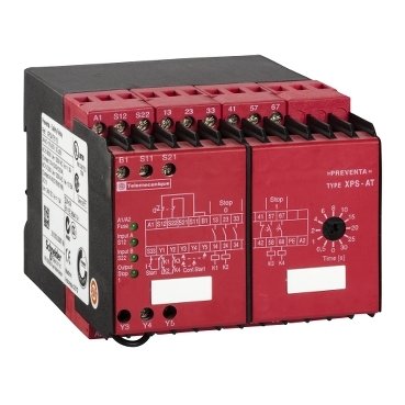 [Imagem RELÉ DE SEGURANÇA 5A 300V XPSAT5110 TELEMECANIQUE]